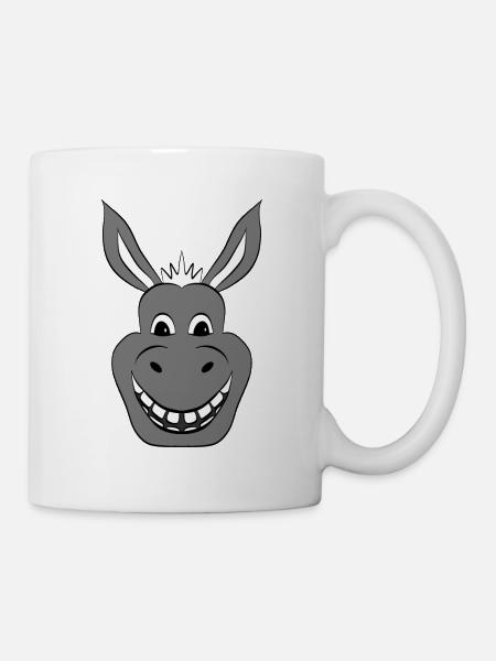 Âne âne - Mug blanc - blanc