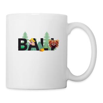 Bali Indonesien Urlaub Schriftzug Geschenk - Tasse - Weiß - Rechts