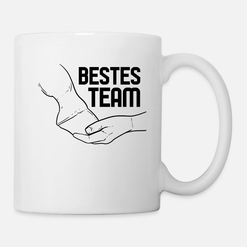 Horse and man best team gift gift idea - Mug - white