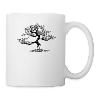 Bonsai - Tasse - Weiß - Rechts
