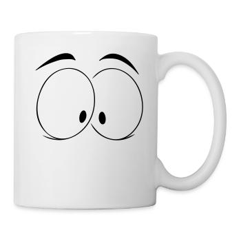 yeux - Mug blanc - blanc - Droite