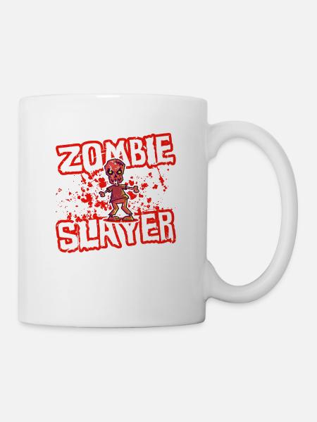 Zombie - Tasse - Weiß