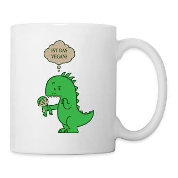 Est-ce végétalien - Mug blanc - blanc - Droite