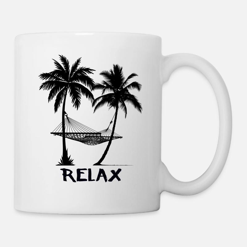 Relax Tshirt - gift idea for more relaxation - Mug - white