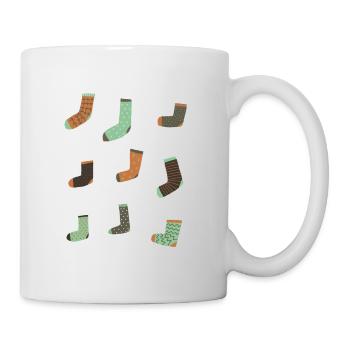 chaussettes - Mug blanc - blanc - Droite