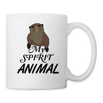 Otter my Spirit Animal - Mug - white - Right