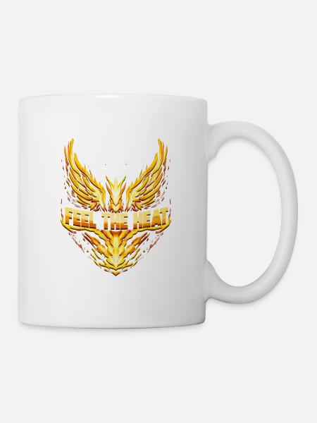 "HEAT" ~ Entfache das Feuer! - Tasse - Weiß