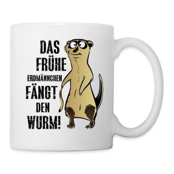 LE PREMIER DAMNING COMMENCE LE VENT! - Mug blanc - blanc - Droite