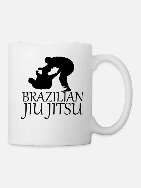 jiu jitsu brasileño - Taza - blanco