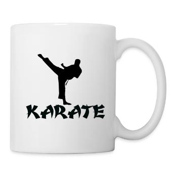 karate - Tasse - Weiß - Rechts