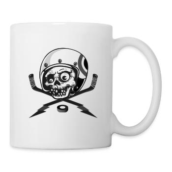 Ice hockey hockey player gift - Mug - white - Right
