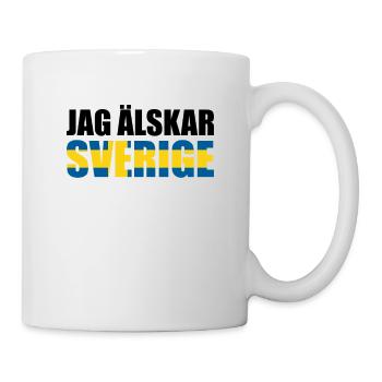 Jag Älskar Sverige - Mug - white - Right