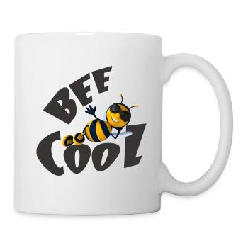 Bee cool bee beekeeper gift - Mug - white - Right