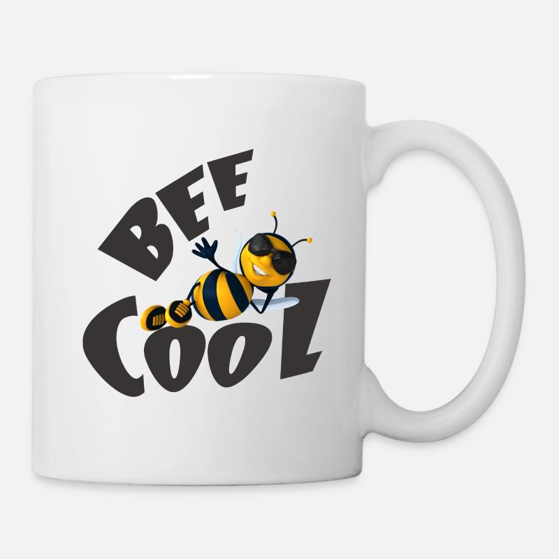 Bee cool Bienen Imker Geschenk - Tasse - Weiß