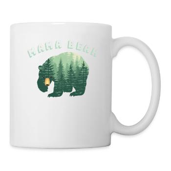 Forest Mama Bear for Mom Mommy Mother - Mug - white - Right