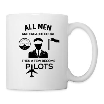 Pilote disant cadeau - Mug blanc - blanc - Droite