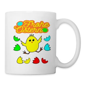 Easter - Happy Easter - chicks - Mug - white - Right