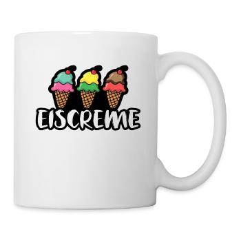 crème glacée - Mug blanc - blanc - Droite