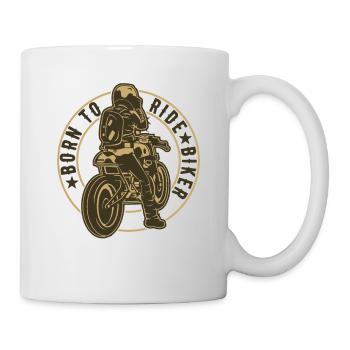 Born To Ride Biker - Mug - white - Right