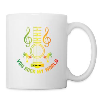 Rock You my World Reggae - Mug - white - Right