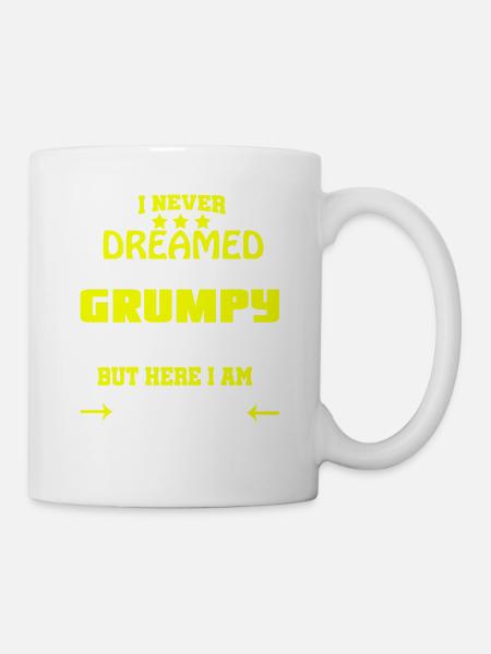 I'd Become A Grumpy Old Man T Shirt, Grumpy T - Mug - white