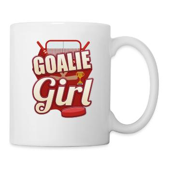 Mädchen Hockey Goalie Mädchen Hockey Enthusiast - Tasse - Weiß - Rechts