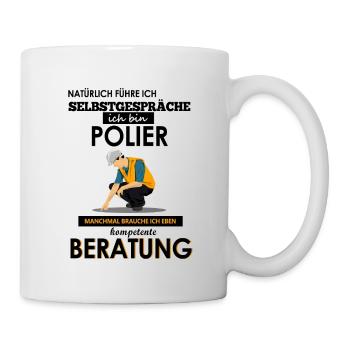 Polished Shirt • Construction Site • Site Manager Gift - Mug - white - Right