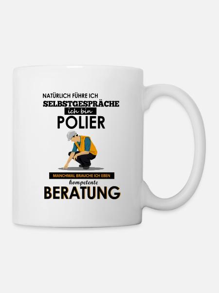 Polished Shirt • Construction Site • Site Manager Gift - Mug - white