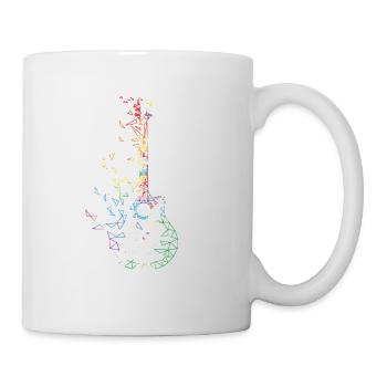 Gitarre Musiker Geschenkidee für Gitarristen - Tasse - Weiß - Rechts