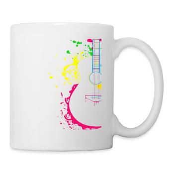 Gitarre Musiker Geschenkidee für Gitarristen - Tasse - Weiß - Rechts