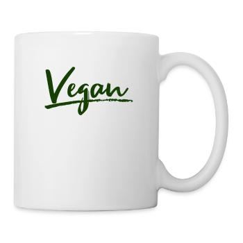 végétalien - Mug blanc - blanc - Droite