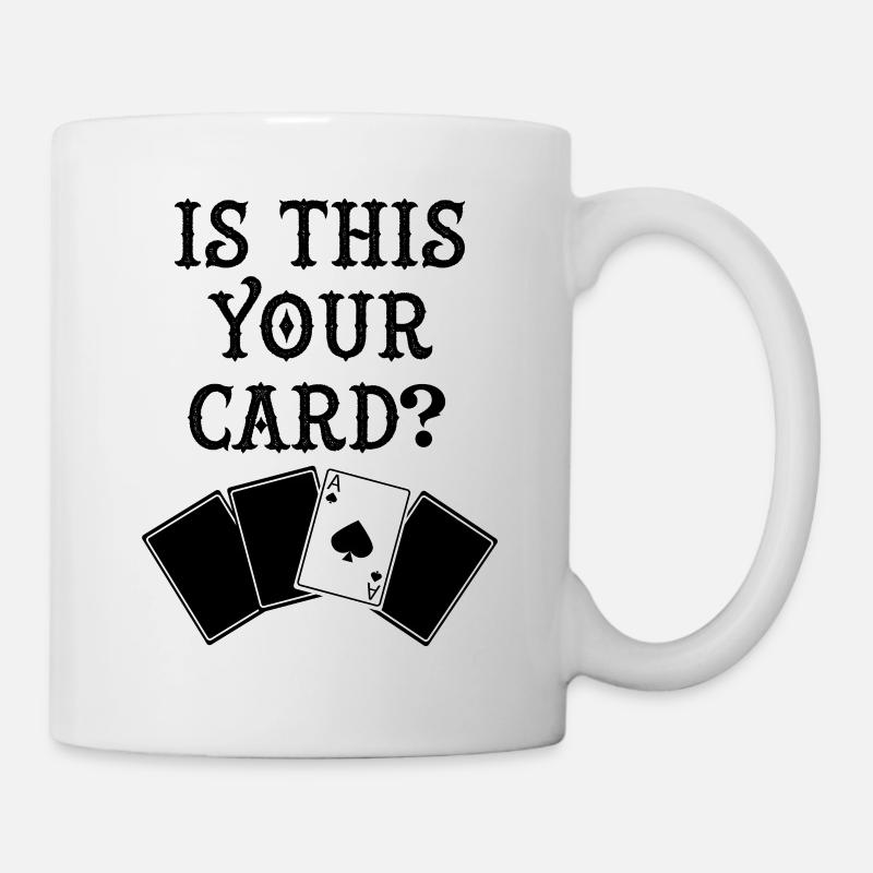 Magicien avec des tours de magie - Mug blanc - blanc
