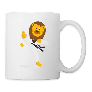 Lion Arts Martiaux Karaté Kickboxing - Mug blanc - blanc - Droite