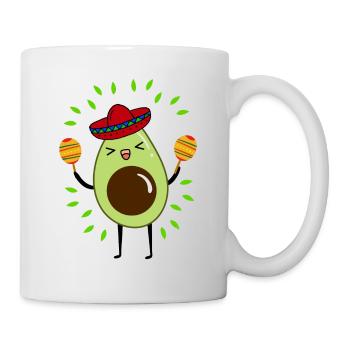 Avocat Mexique - Mug blanc - blanc - Droite