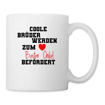 Cooler Bruder Onkel Geschenk - Tasse - Weiß - Rechts