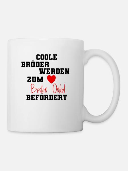 Cooler Bruder Onkel Geschenk - Tasse - Weiß
