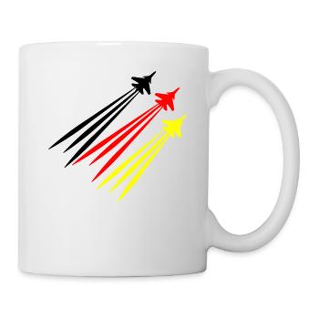 Pilote avion allemand Allemagne Pilotes - Mug blanc - blanc - Droite