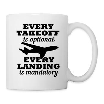 Funny pilot pilot saying gift - Mug - white - Right