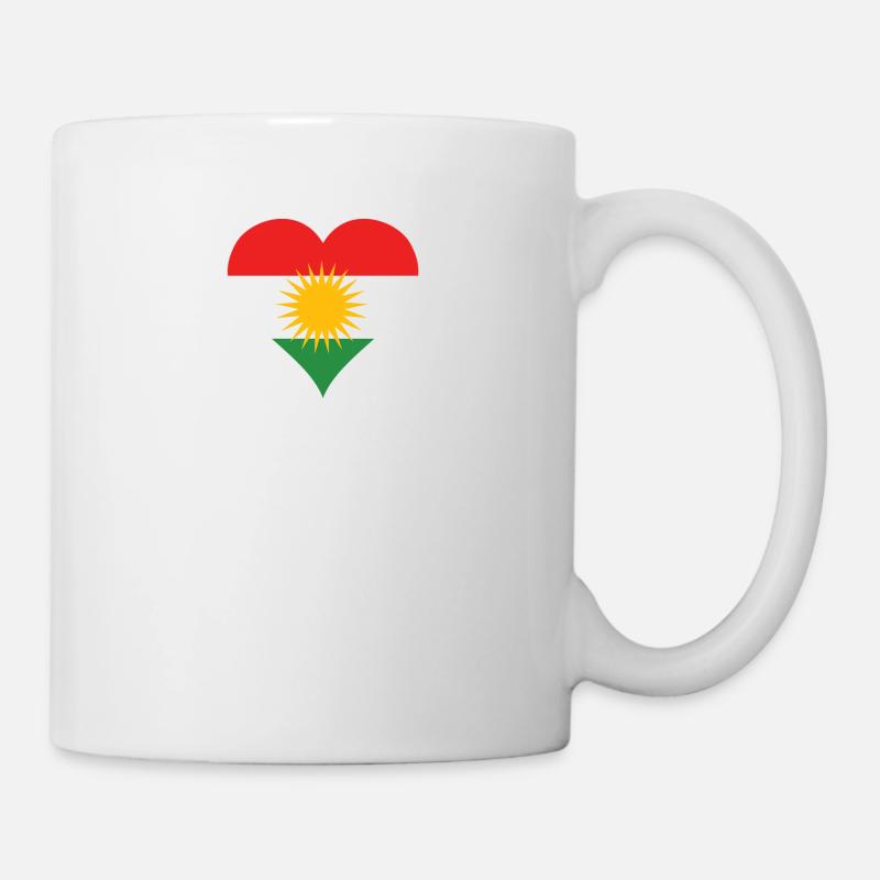 Kurdistan love - Mug - white
