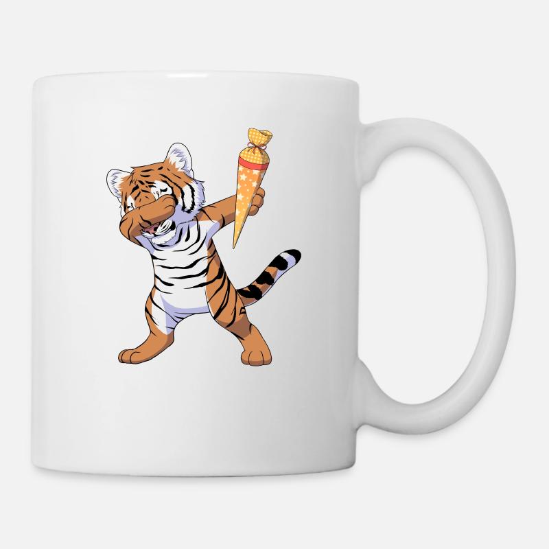 Dabbing Schultiger - Tasse - Weiß