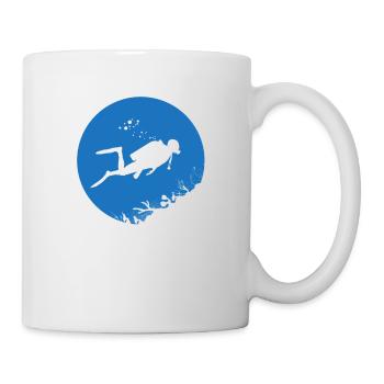 Dive Underwater Snorkel Divers Gift Idea - Mug - white - Right