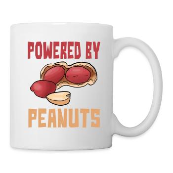 Amant de cacahuète alimenté par des cacahuètes - Mug blanc - blanc - Droite