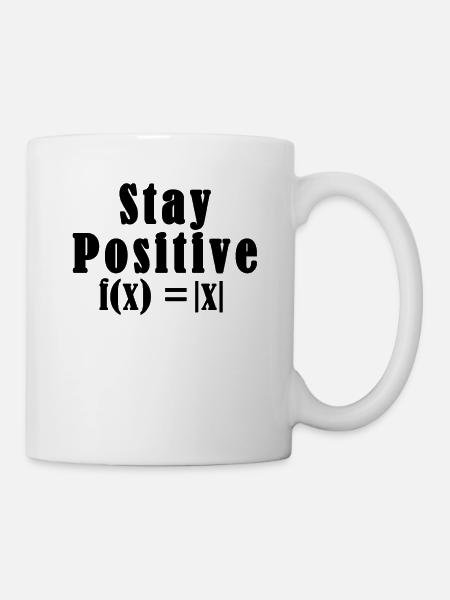 Mathe TShirt - Tasse - Weiß