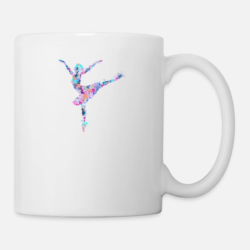 Splash Ballet Ballerina - Tasse - Weiß