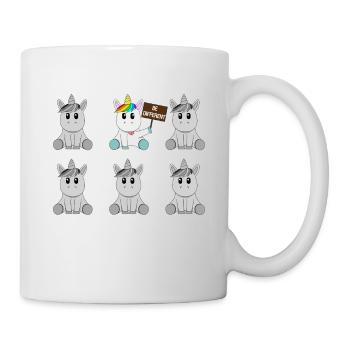 Einhorn - be different - Tasse - Weiß - Rechts