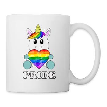 Unicorn LGBT Rainbow Love - Lesbienne de la fierté gay - Mug blanc - blanc - Droite