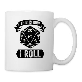 Roleplay Dice Roll Dice Saying - Mug - white - Right