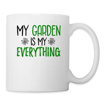 Garten Spruch - Tasse - Weiß - Rechts