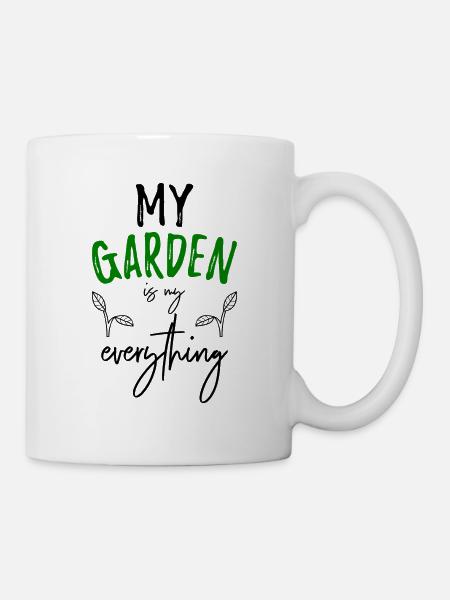 Garden gardening nature gift saying garden - Mug - white