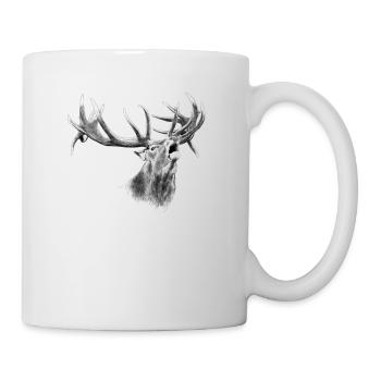 cerf - Mug blanc - blanc - Droite